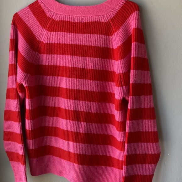 A new day pink heart striped cardigan - Picture 7 of 7